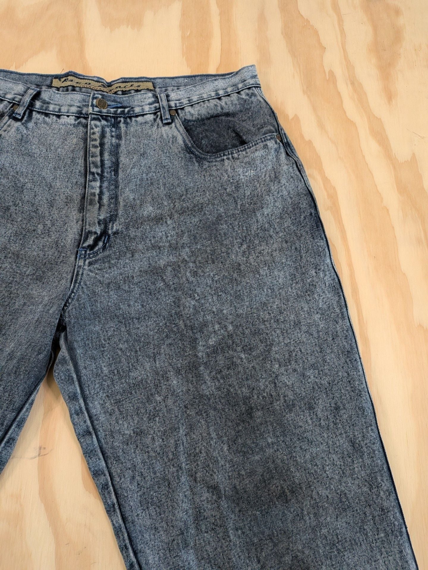 Vintage Paco Sports Acid Wash Jeans 38x33 - Retro Heavy Denim 5