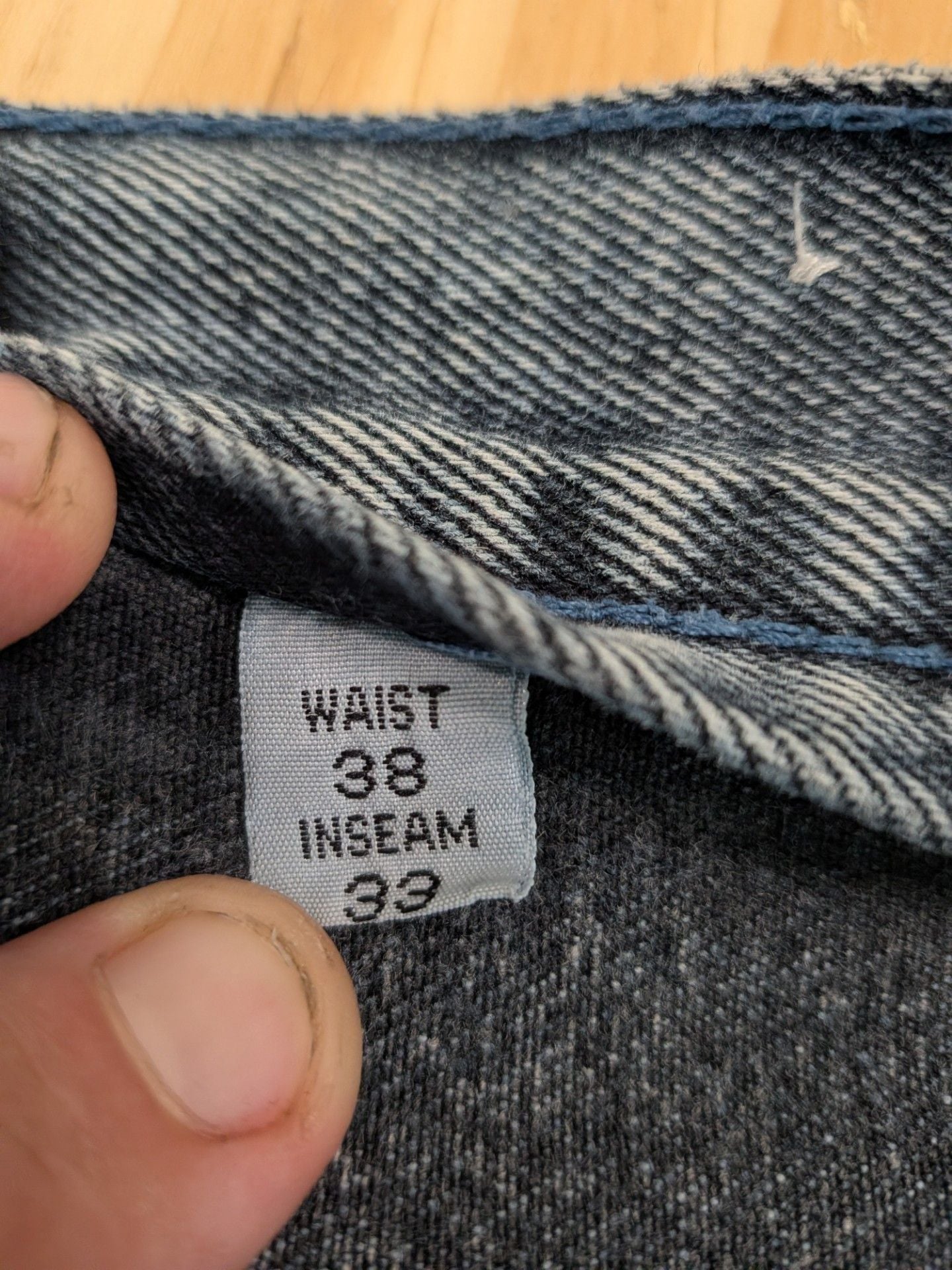 Vintage Paco Sports Acid Wash Jeans 38x33 - Retro Heavy Denim 8
