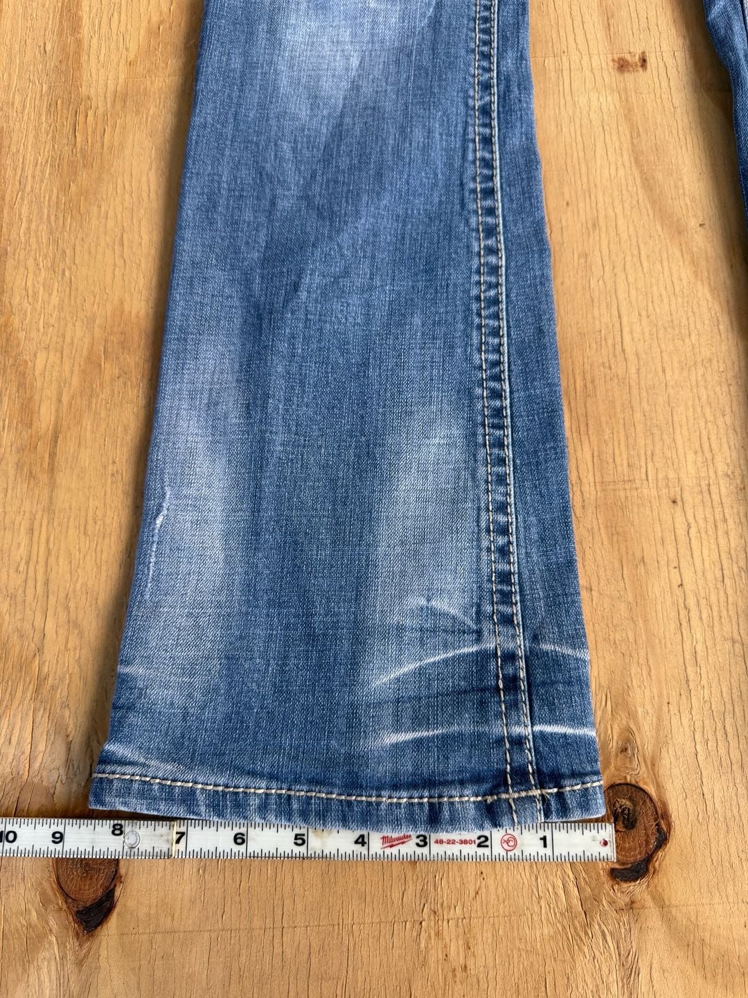 Rock & Roll Cowgirl Low Rise Bootcut Embroidered Jeans 26x32 7