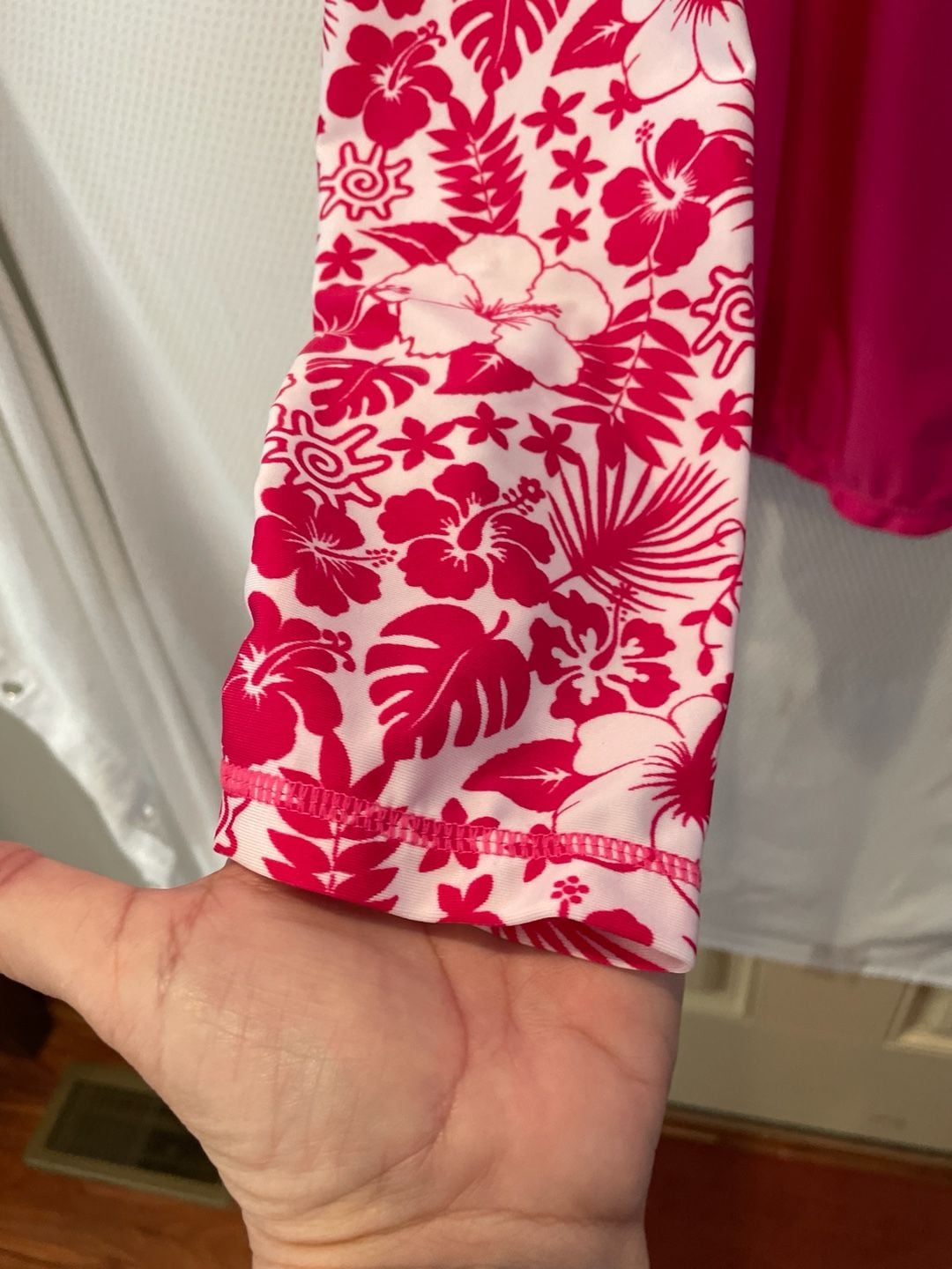 UV Skinz UPF 50+ Women's Aloha Long Sleeve Sun & Swim Shirt. 7