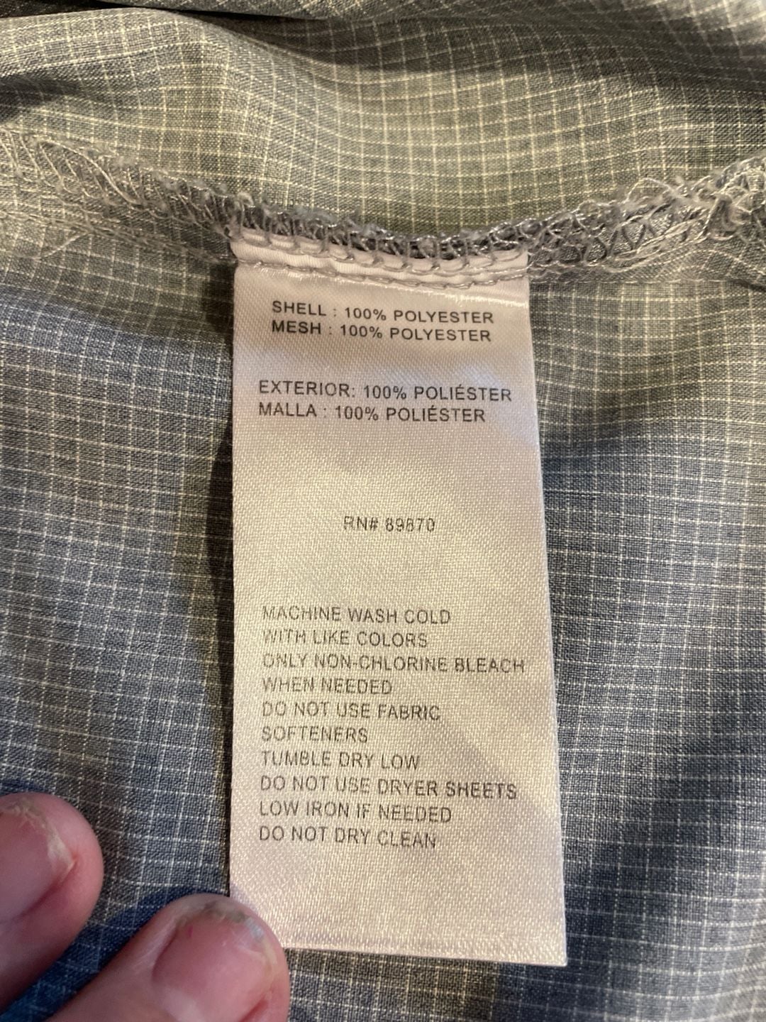 Bimini Bay Outfitters Men's XL Short Sleeve Fishing Shirt Gray Plaid 13