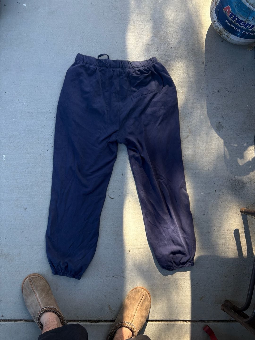 Coney Island Picnic Isle de Coney Organic Cotton Sweatpants Navy Blue Size Large 5