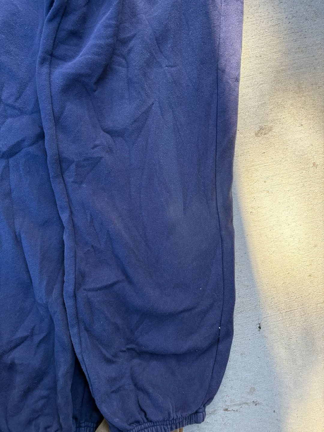 Coney Island Picnic Isle de Coney Organic Cotton Sweatpants Navy Blue Size Large 6