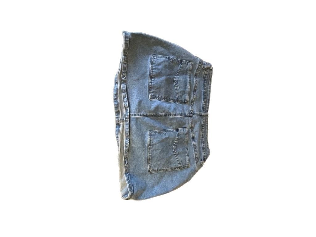 Telepatía High-Waisted Denim Mini Skirt with Cargo Pockets 5