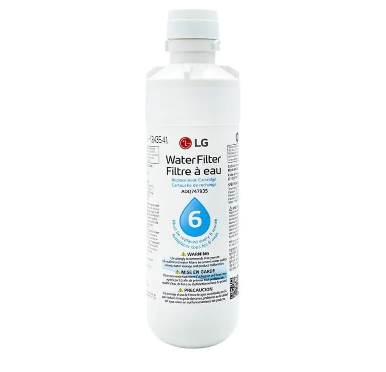 LG LT1000P Genuine Refrigerator Replacement Water Filter ADQ747935 1