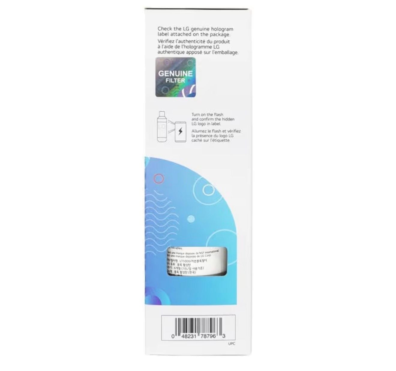 LG LT1000P Genuine Refrigerator Replacement Water Filter ADQ747935 2