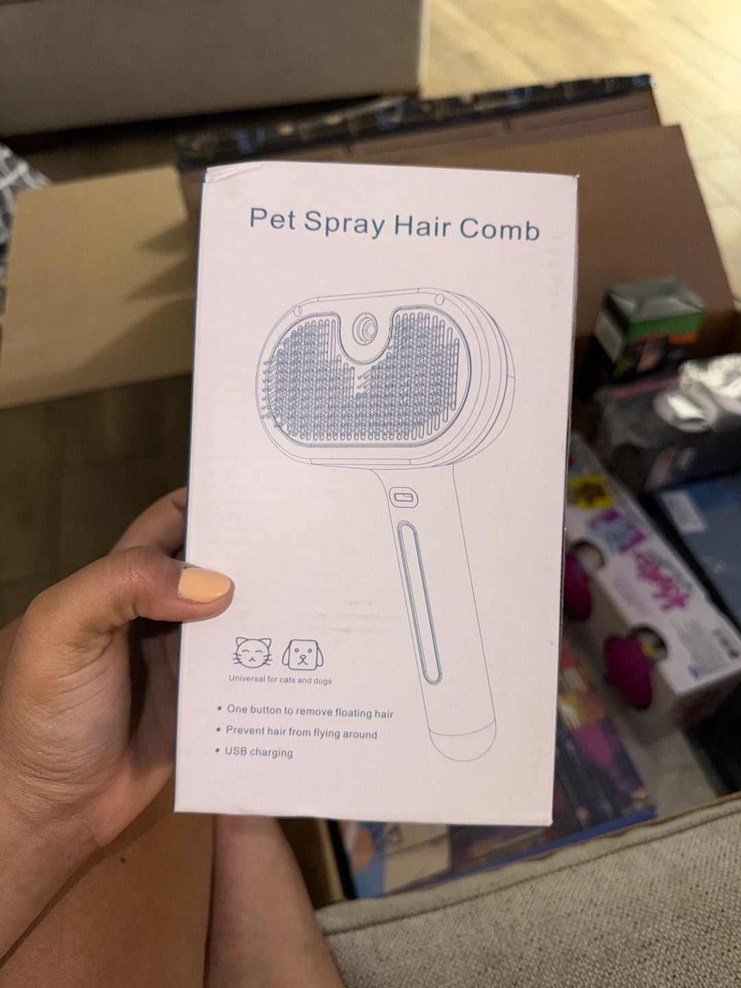 Popular Pet Spray Comb - One-Click Brush for Easy Hair Removal in Dogs & Cats 1
