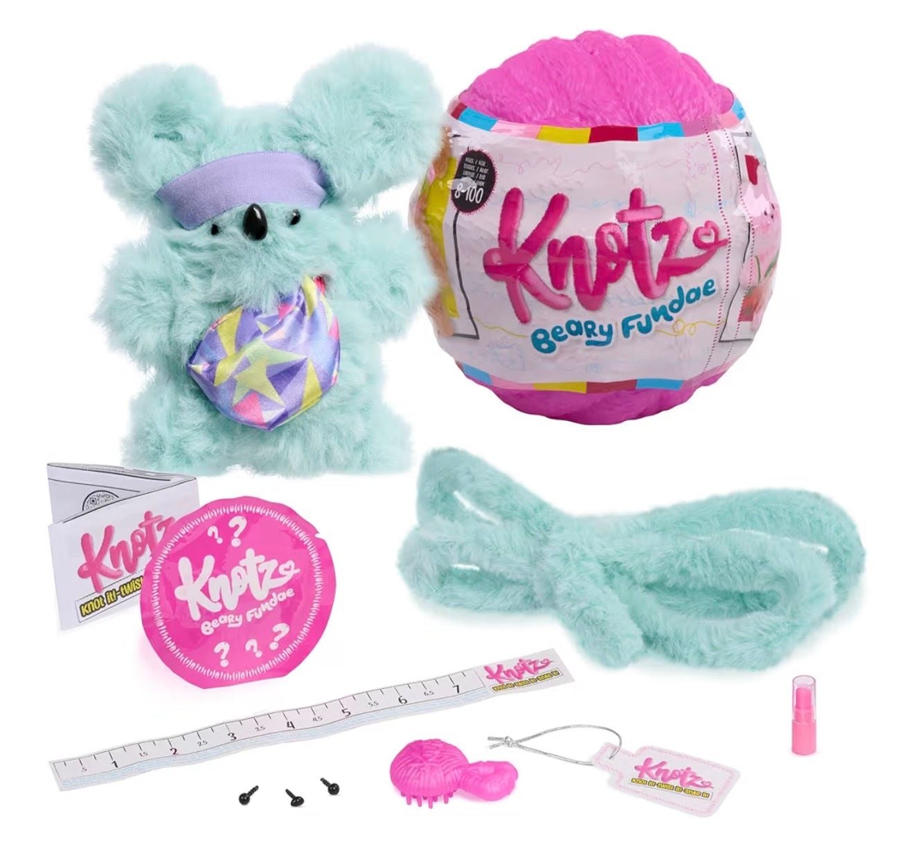 Knotz Beary Fundae DIY Mystery Pack Series 1 Collectible Plush Toy 1