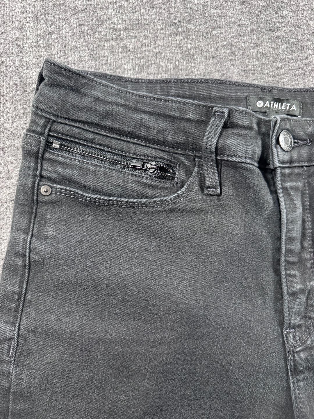 Athleta Sculpt Tight Skinny Jeans in Black - Women's Size 6 8