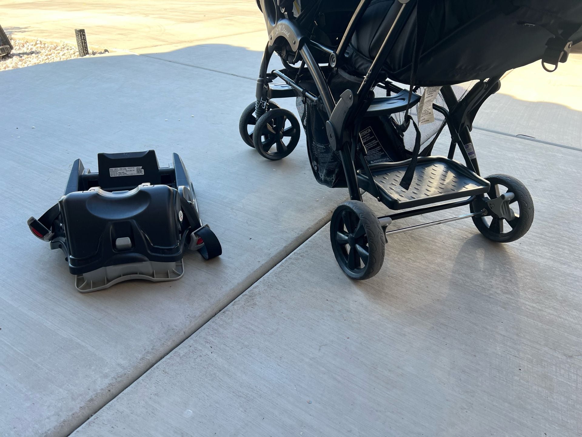 Baby Trend Sit N' Stand Double Stroller with Infant Car Seat and Base Travel System 18