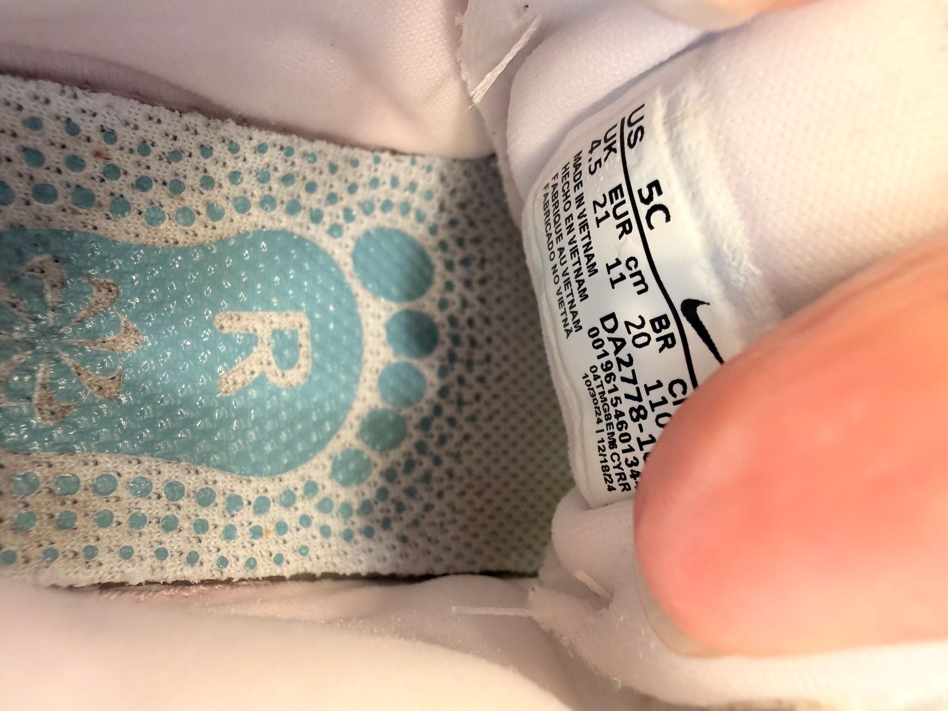 Nike Star Runner 3 Toddler Shoes White/Pink/Cobalt Bliss DA2778-103 8