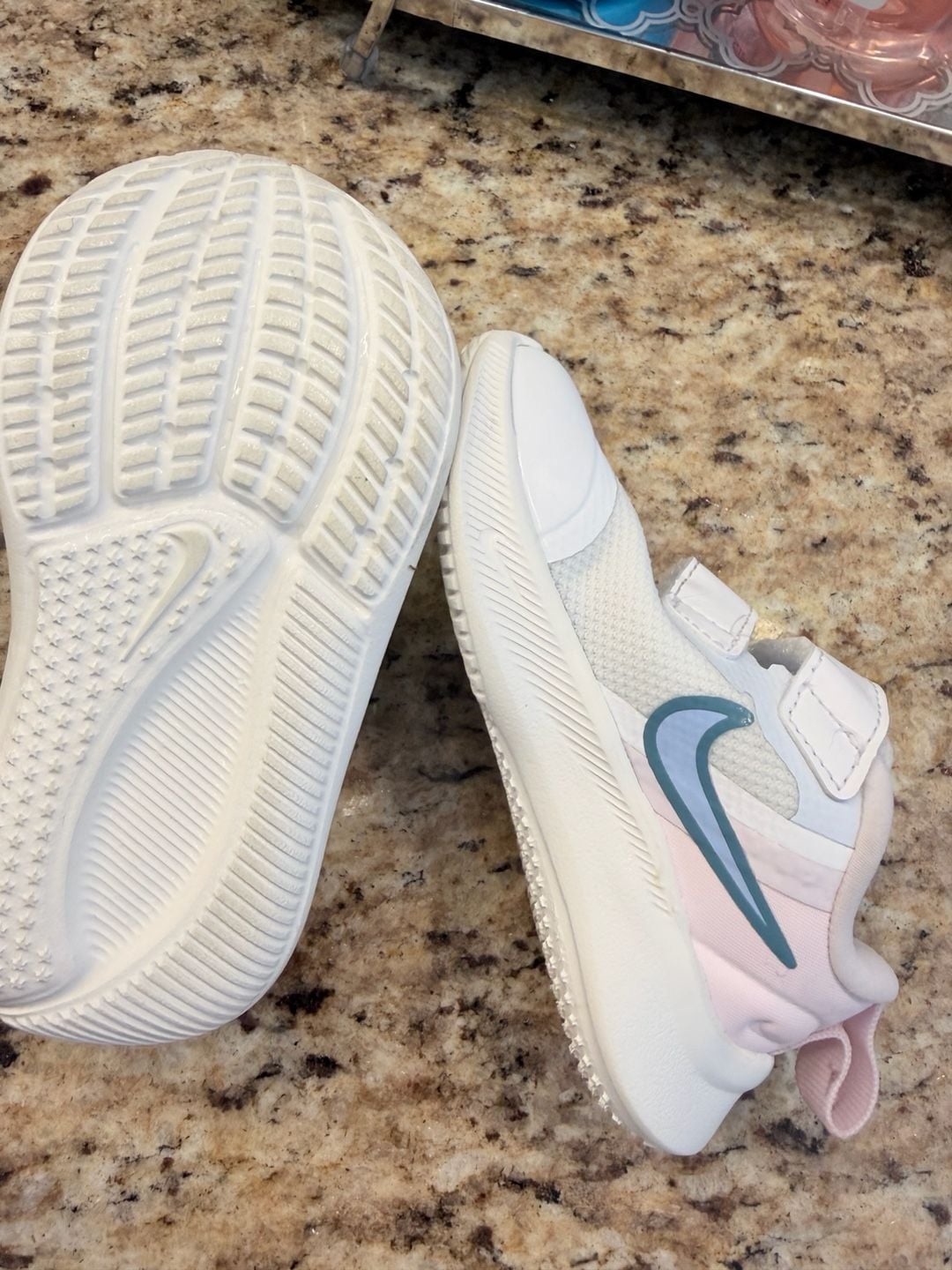 Nike Star Runner 3 Toddler Shoes White/Pink/Cobalt Bliss DA2778-103 10