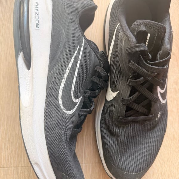 Nike Air Zoom Arcadia 2 GS Black White Anthracite Kids Running Shoes