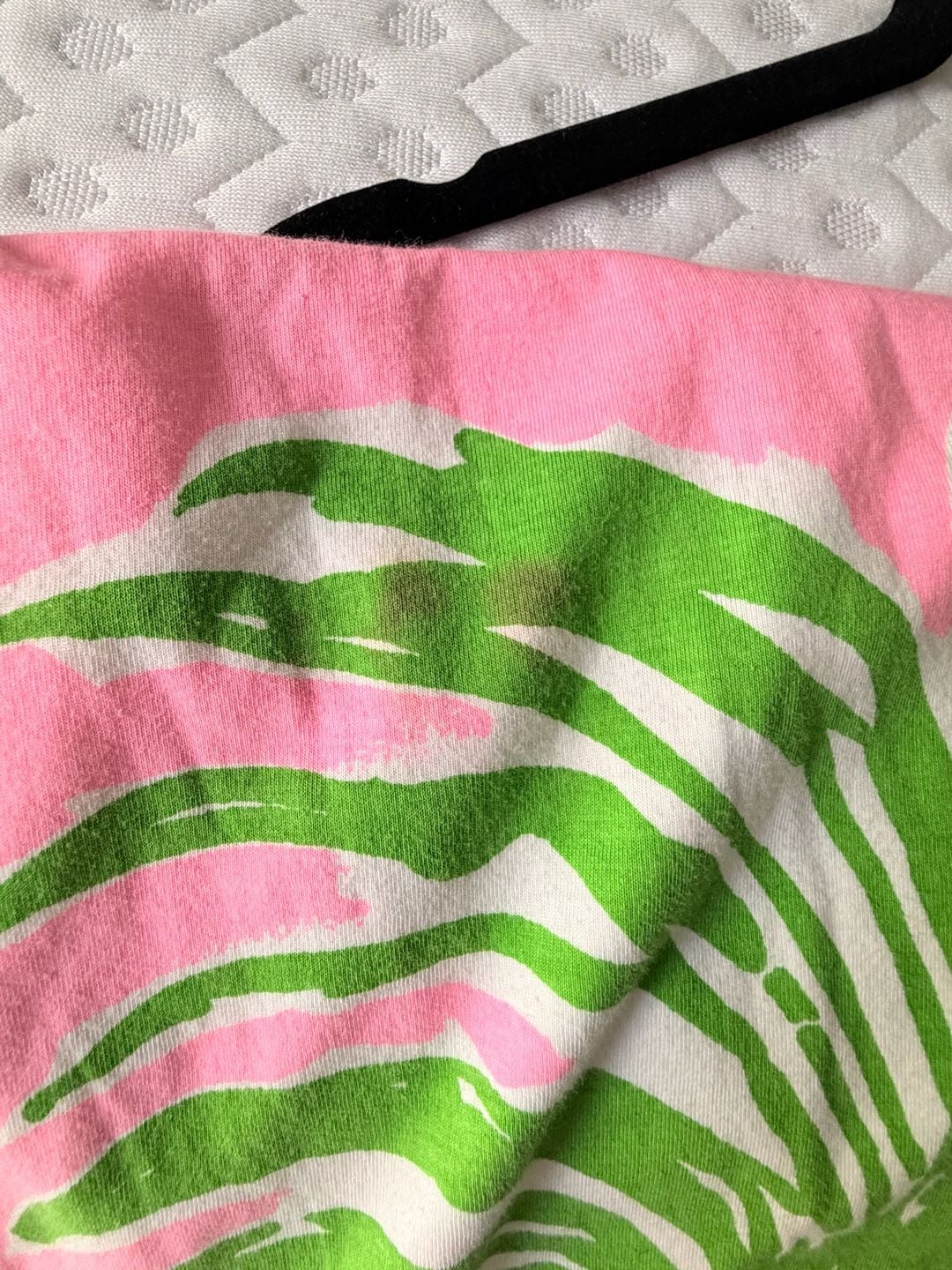 Lilly Pulitzer Loren Shift Dress in Pink and Green Flamenco Pineapple Print 8