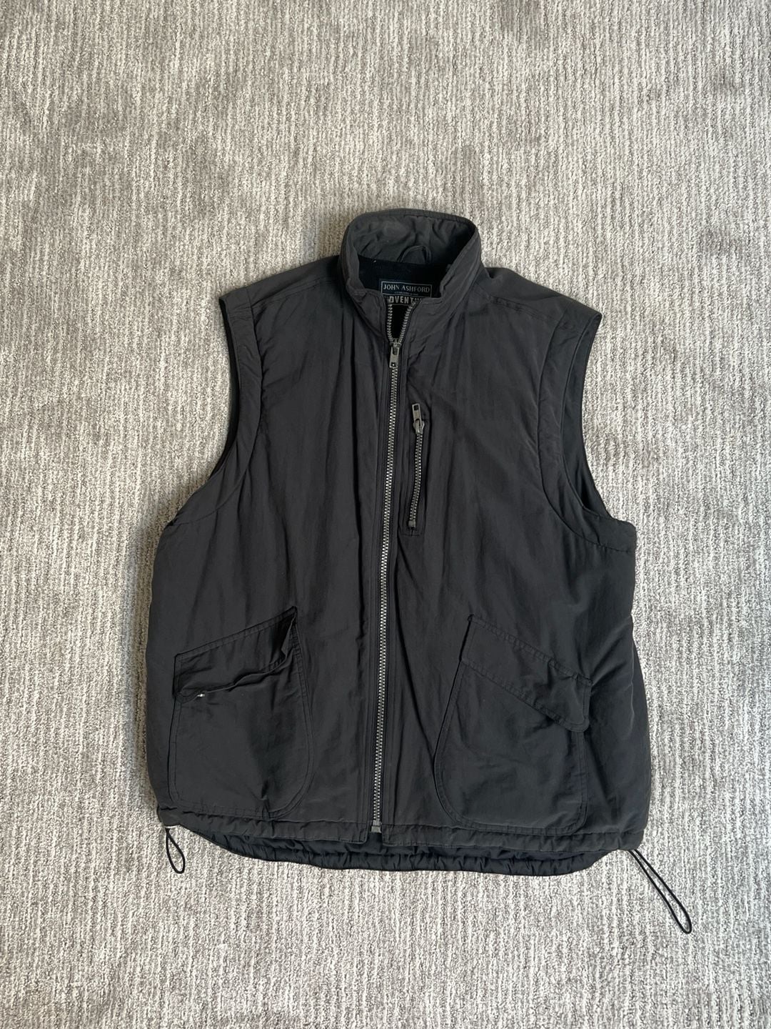 John Ashford Adventure Men's Black Fleece Lined Full Zip Outdoor Vest 2