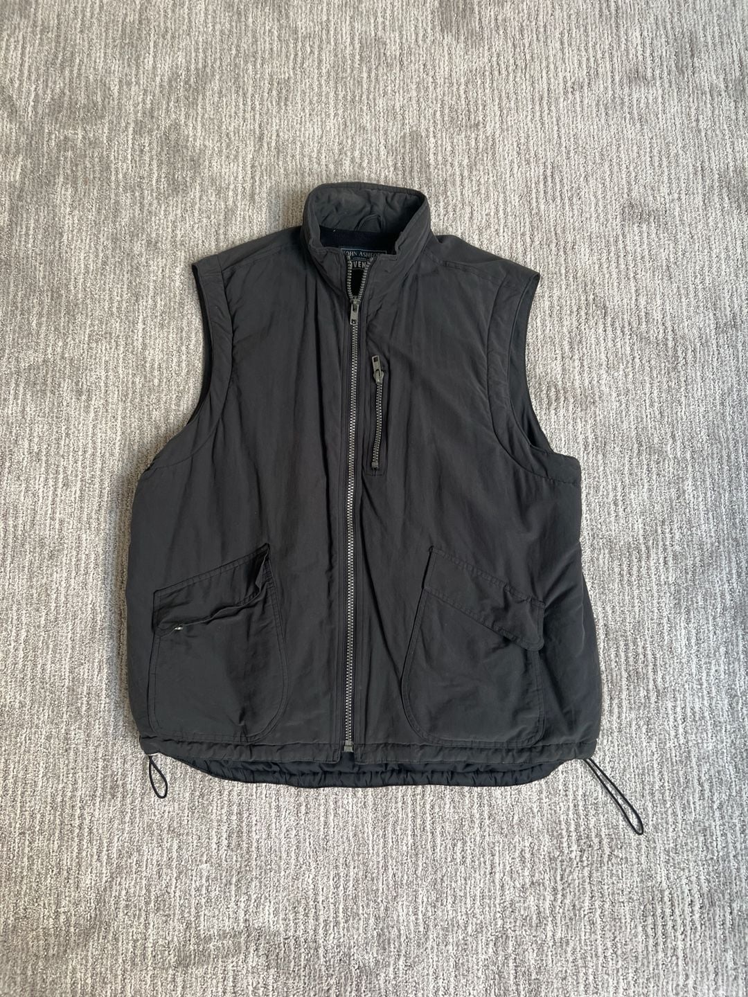 John Ashford Adventure Men's Black Fleece Lined Full Zip Outdoor Vest 3