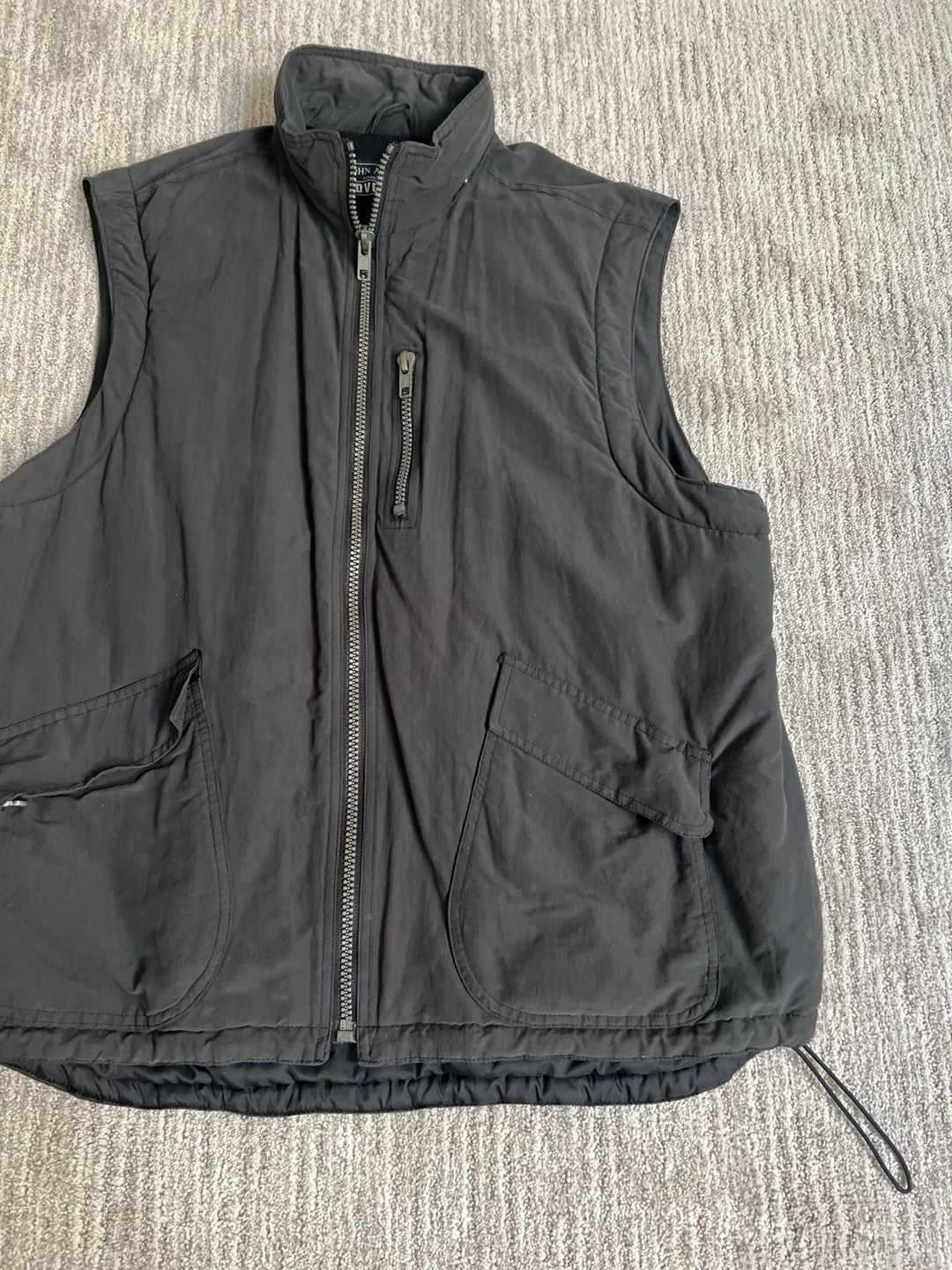 John Ashford Adventure Men's Black Fleece Lined Full Zip Outdoor Vest 5