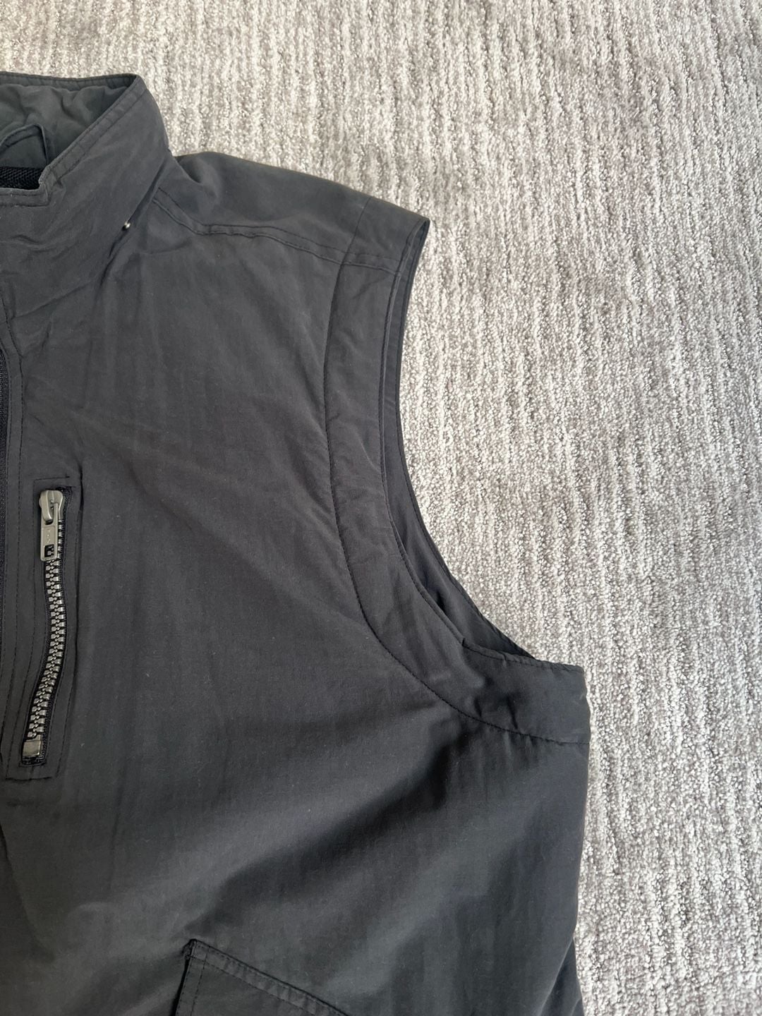 John Ashford Adventure Men's Black Fleece Lined Full Zip Outdoor Vest 7