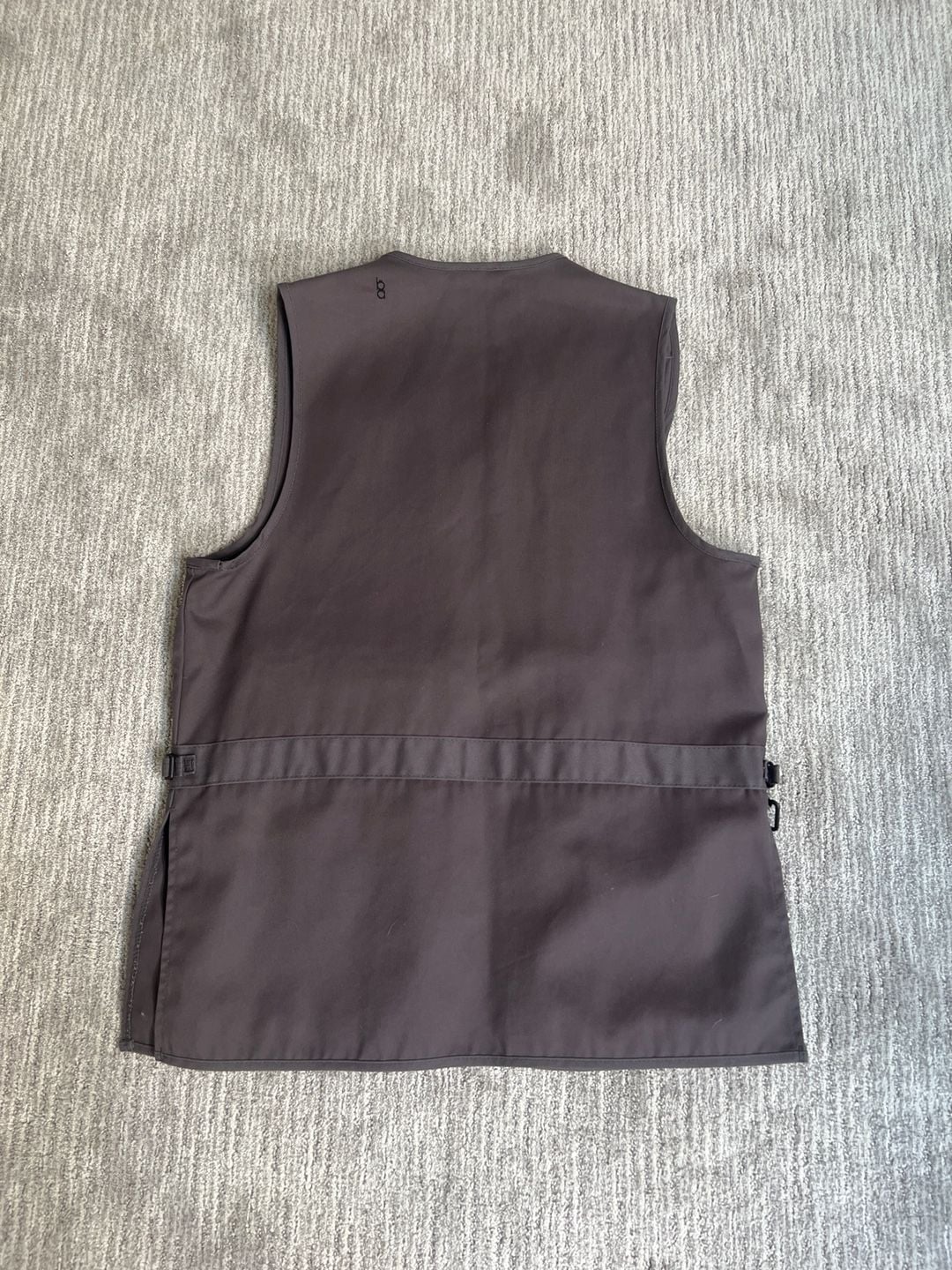 Vintage Bob Allen Shooting Vest Dark Brown Quilted Padded Right Hand Trap Skeet Vest 10