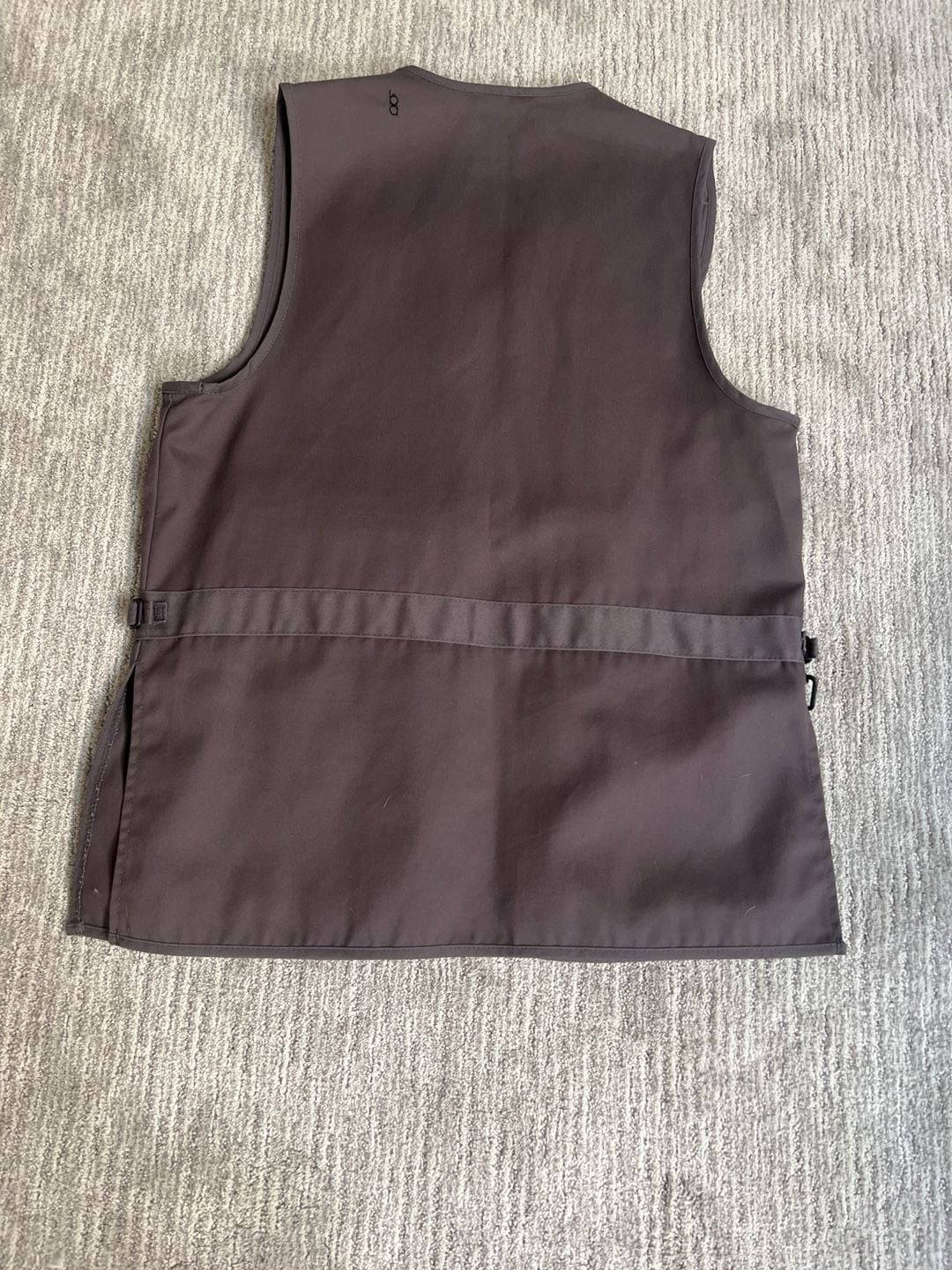 Vintage Bob Allen Shooting Vest Dark Brown Quilted Padded Right Hand Trap Skeet Vest 12
