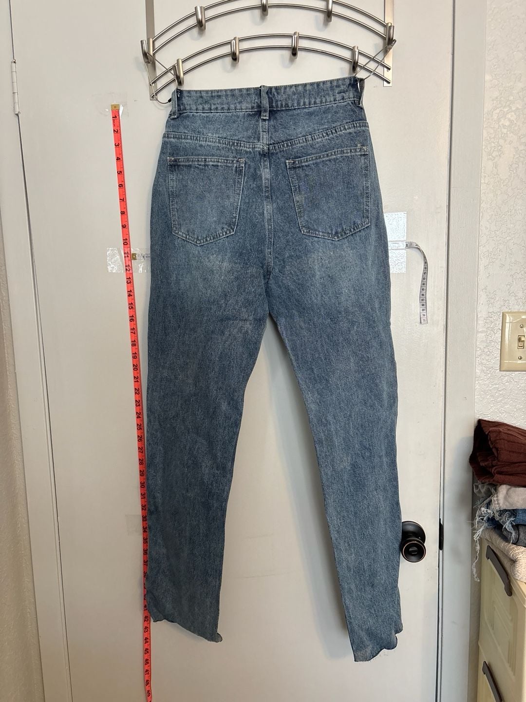 superdown NWT High Rise Straight Leg Blue Denim Jeans 3