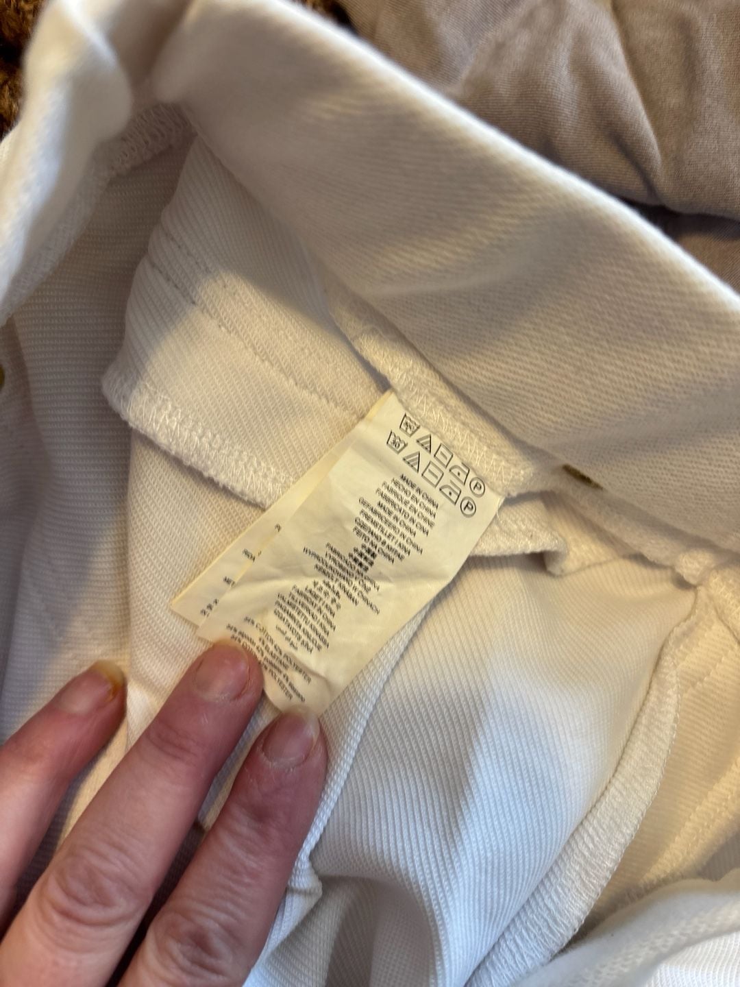 MICHAEL Michael Kors White Pull-On Stretch Denim Leggings Size M 5