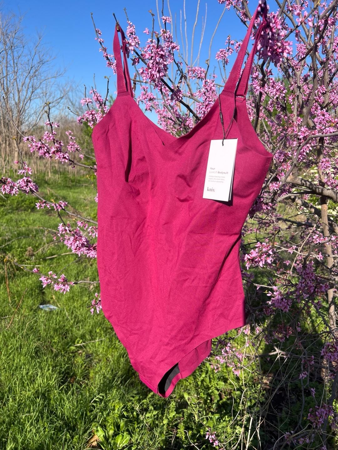 Knix LuxeLift Every Bodysuit in Winterberry Size Large 2