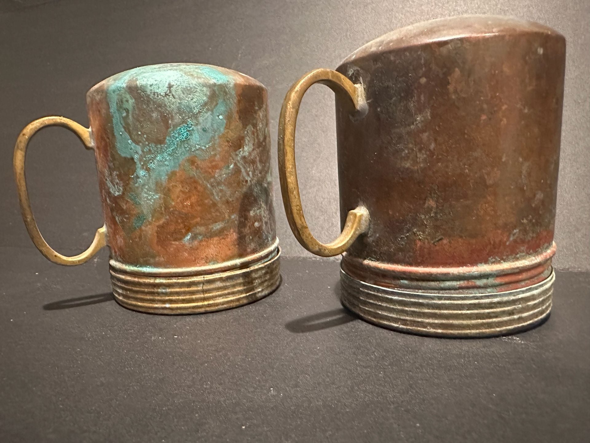 Vintage Square Egg Press Maker and Rustic Copper Salt & Pepper Shakers Set 7