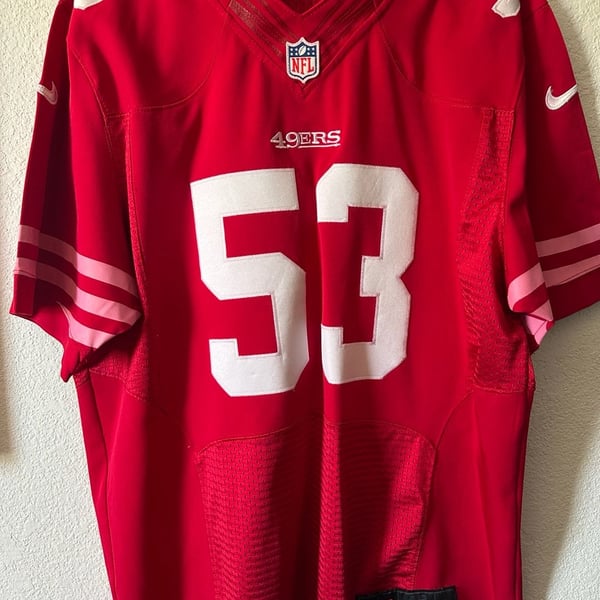 Nike Elite San Francisco 49ers NaVorro Bowman #53 On-Field Jersey - Size 48