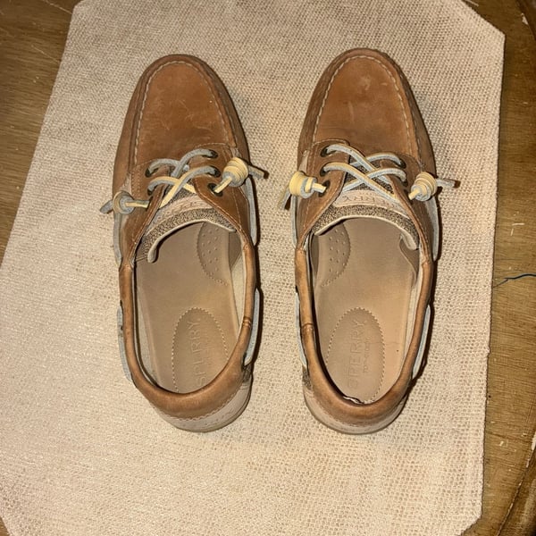 Sperry Top-Sider Women's Rosefish Leather and Mesh 3-Eye Boat Shoes