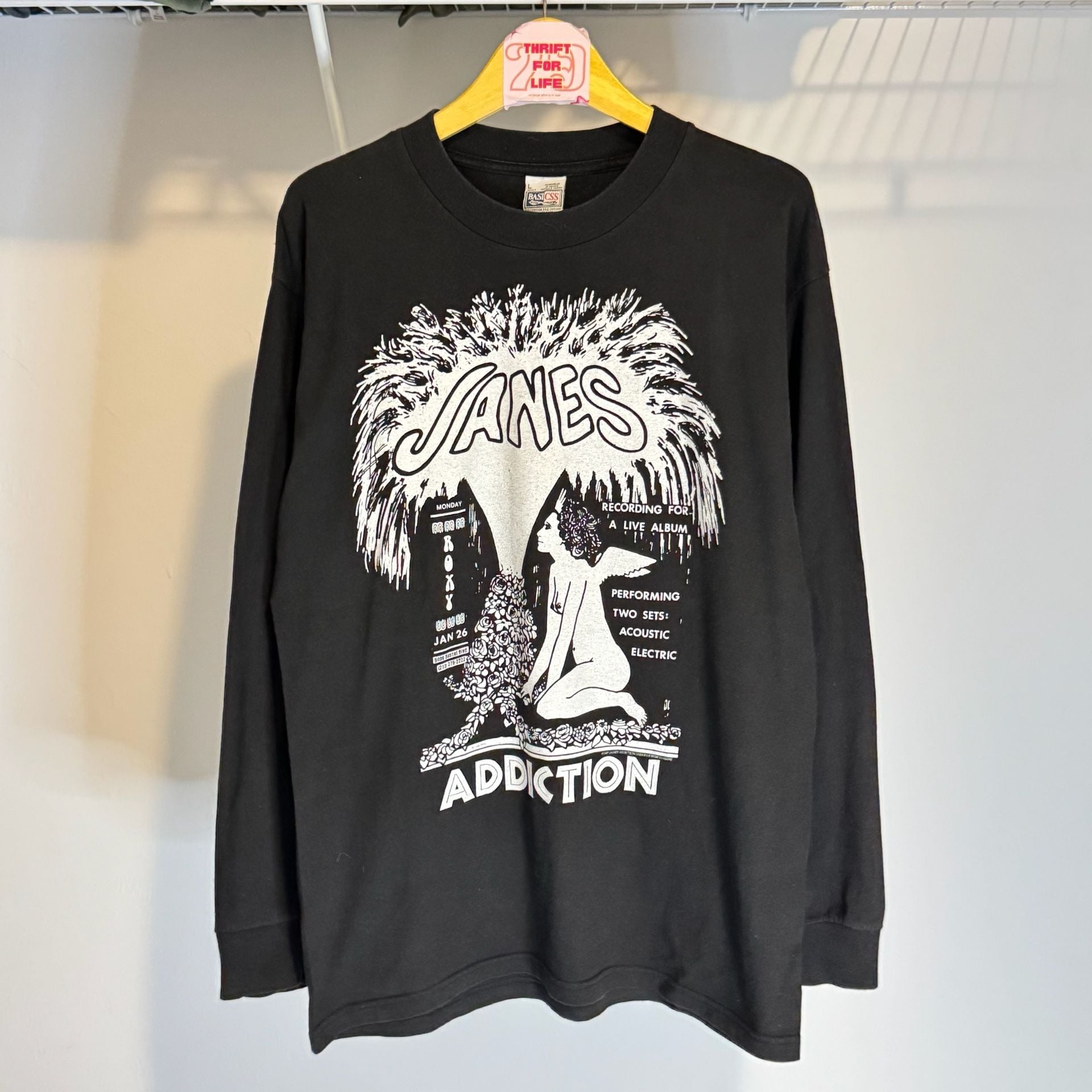 Vintage 1997 Janes Addiction It's My Party Tour Long Sleeve Shirt Size Large 2