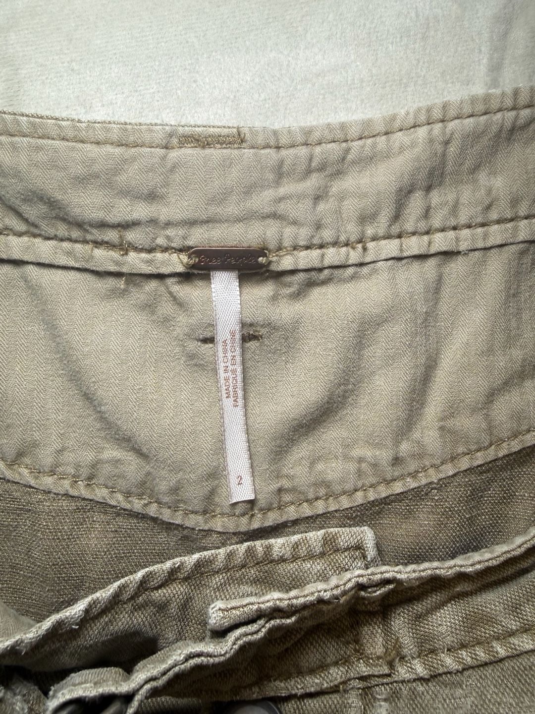 Free People Desert Daze Harem Pants in Olive Green Size 2 5