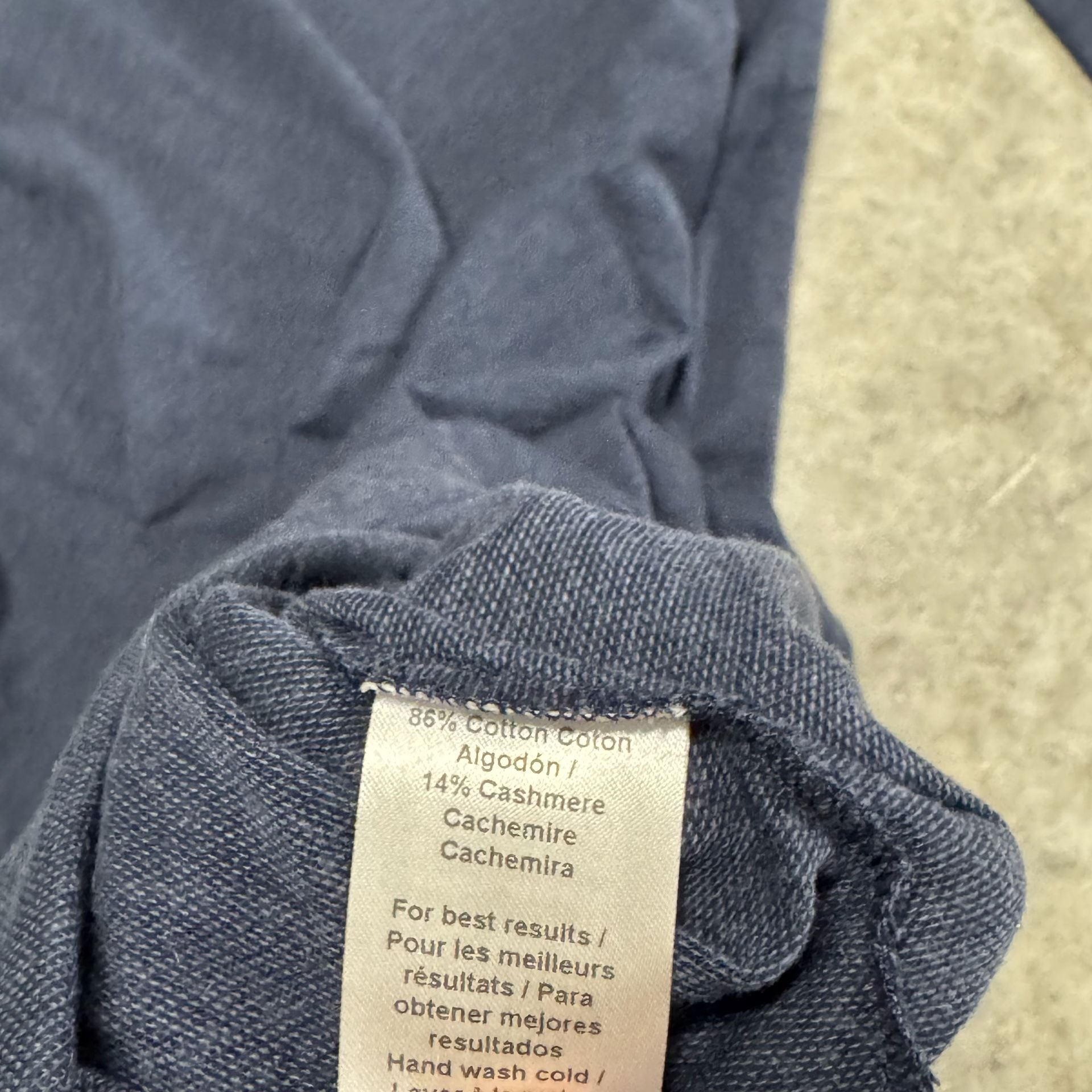 Peter Millar Collection Cotton Cashmere Quarter Zip Pullover Size M 4