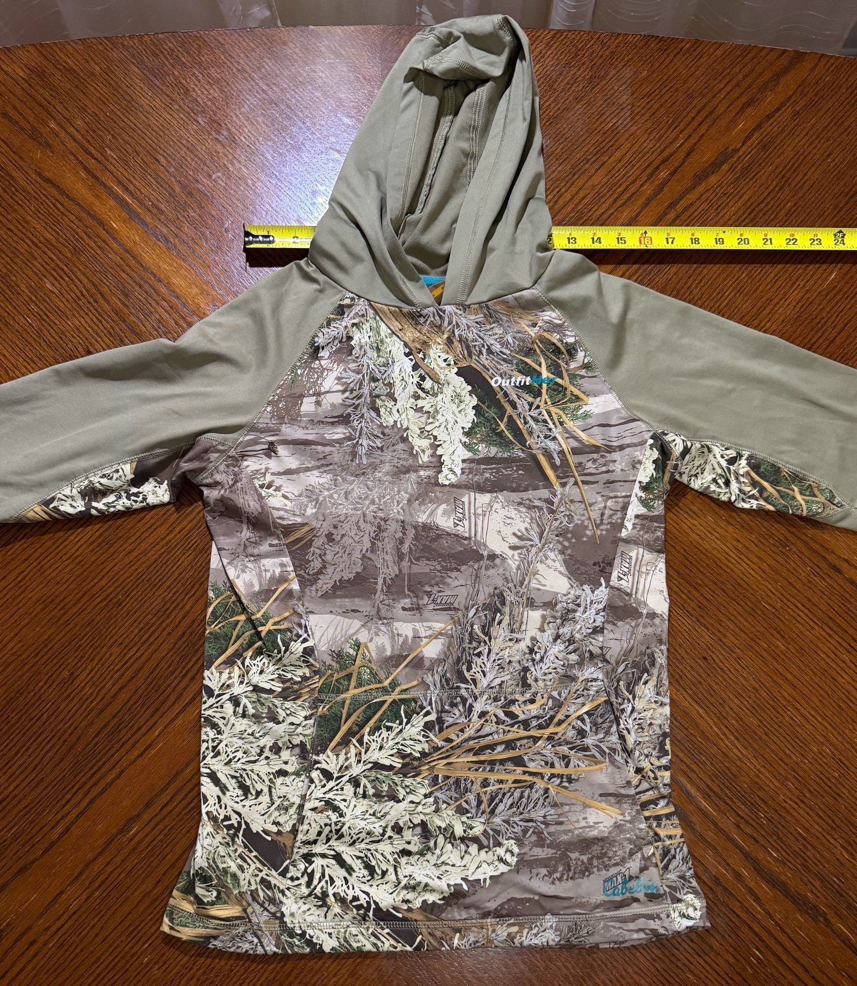 Cabela's OutfitHer Camo Hoodie, Women's Size S — Advantage MAX-1 Hunting Top 2