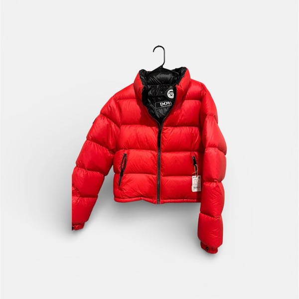 Superdry Alpine Luxe Down Padded Jacket in High Risk Red