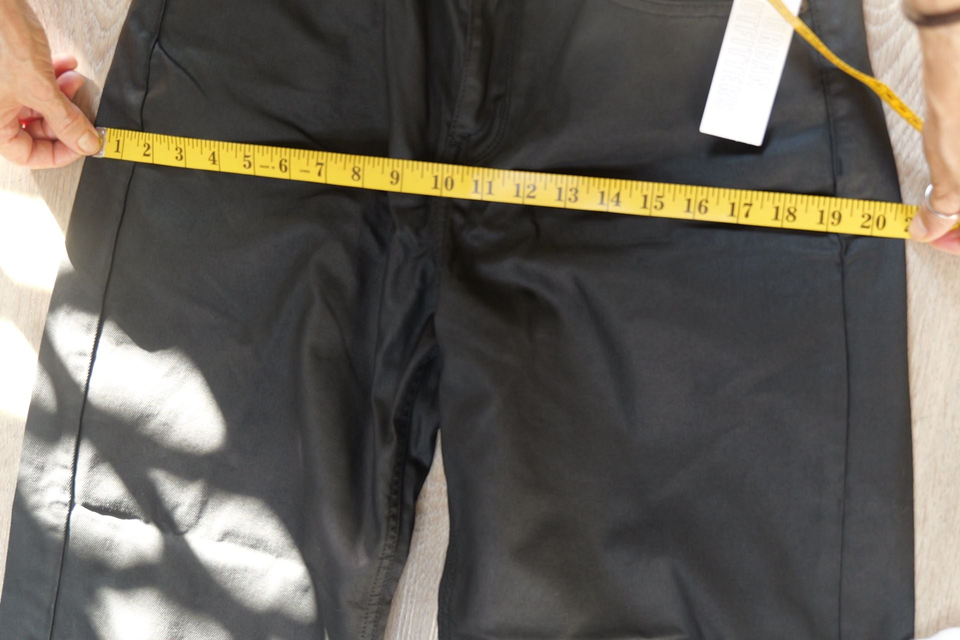 BDG Bella Baggy Coated Black Wide Leg Jeans 7