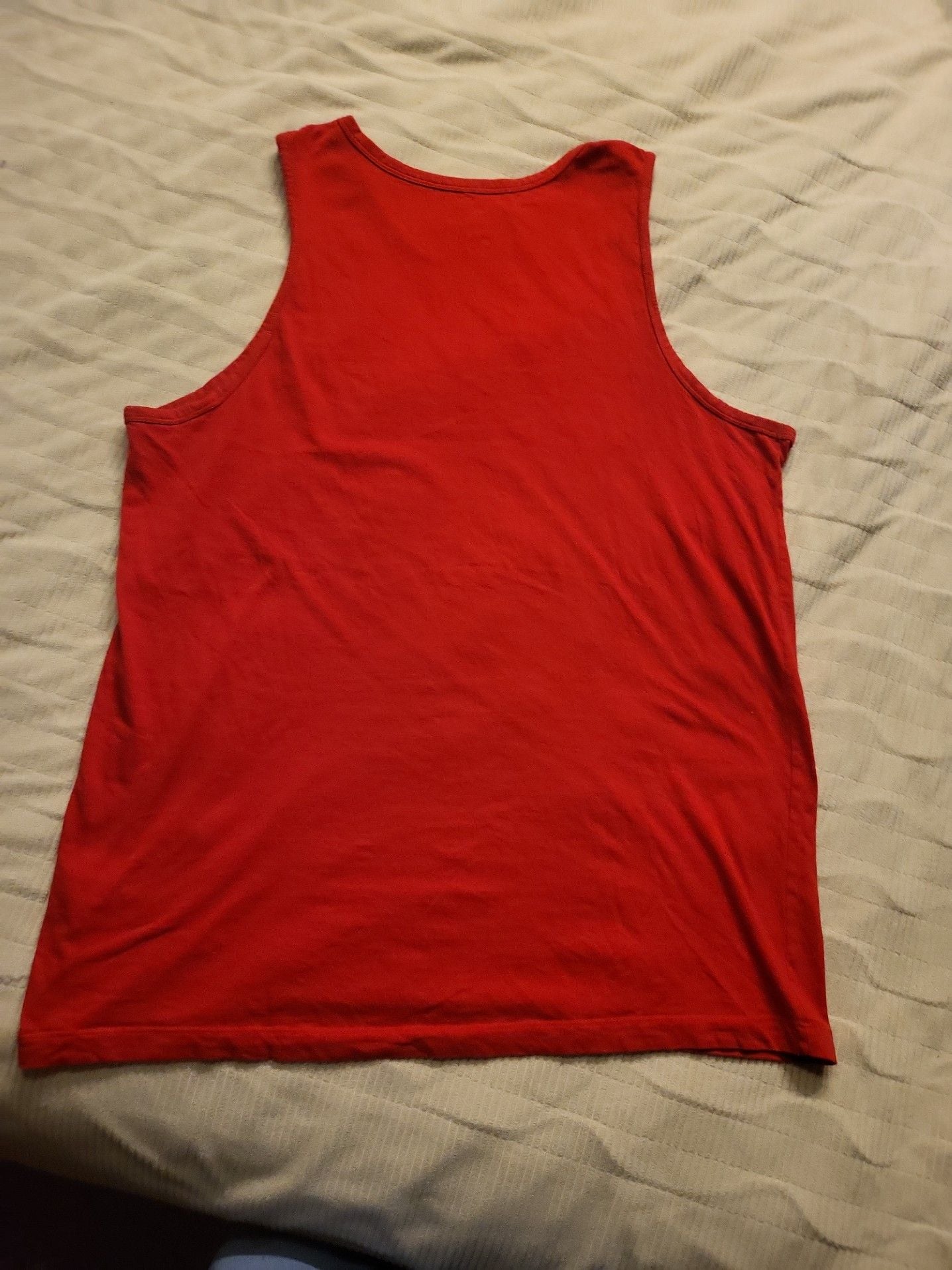 Nike Sportswear Men's Icon Futura Tank Top Red Size XL Tall 4
