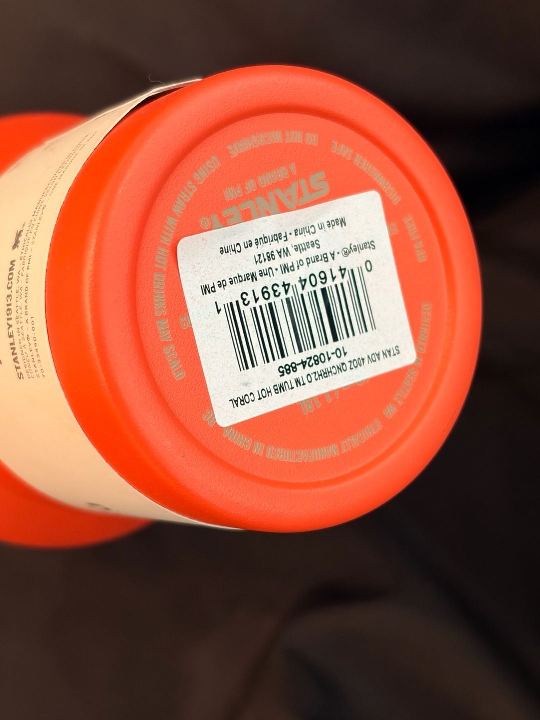 Stanley 40 oz Quencher H2.0 FlowState Tumbler in Hot Coral 4