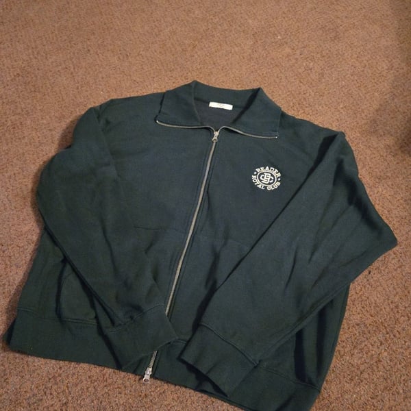Topten Reader Royal Club Dark Green Full-Zip Sweatshirt Jacket