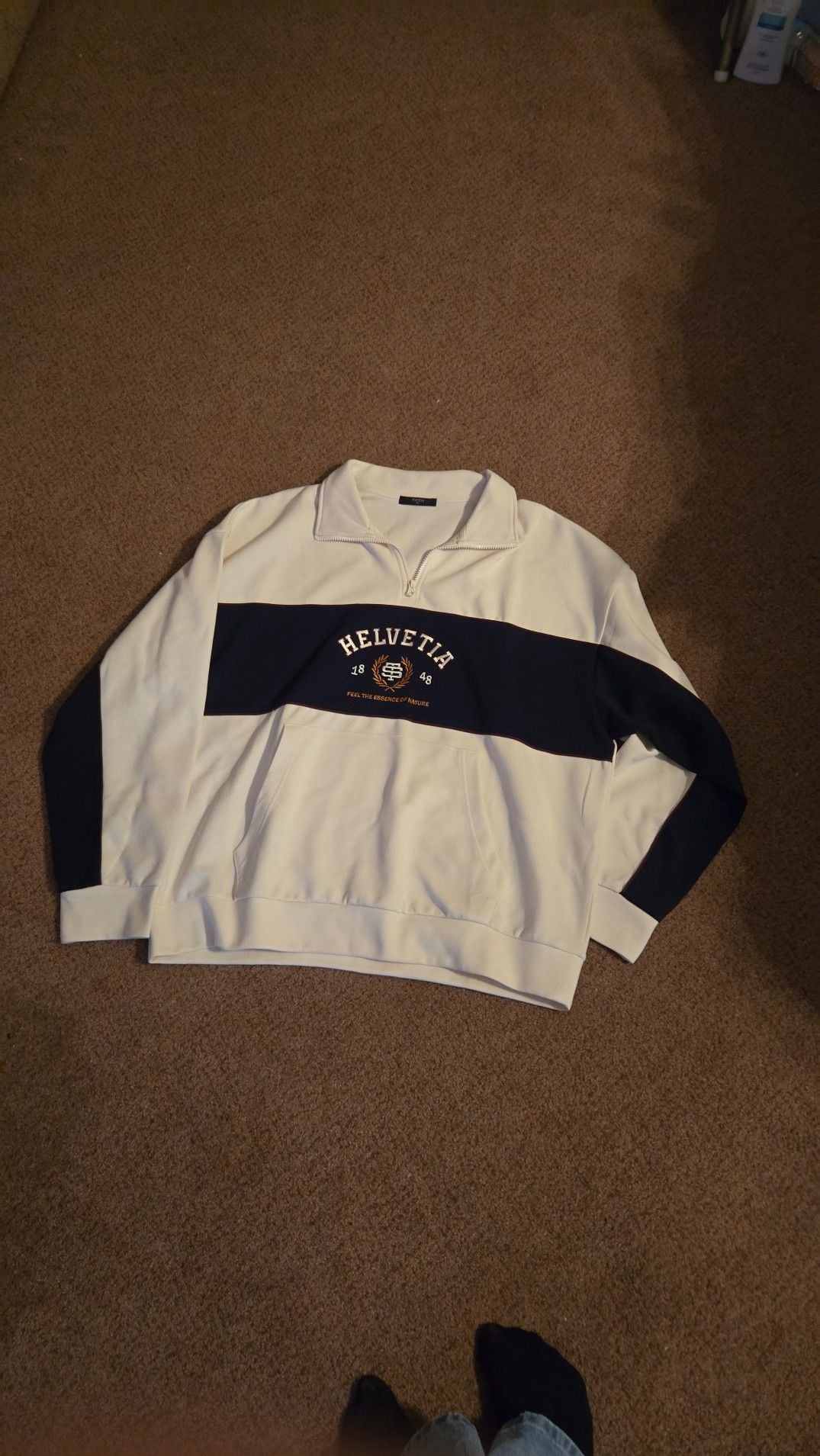 TOPTEN10 Helvetia 1848 Quarter Zip Pullover Sweatshirt 2