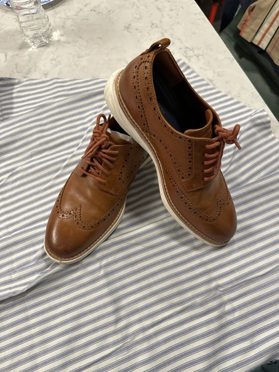 Cole Haan Men's Grand Evolution Shortwing Wingtip Oxford Shoes 4
