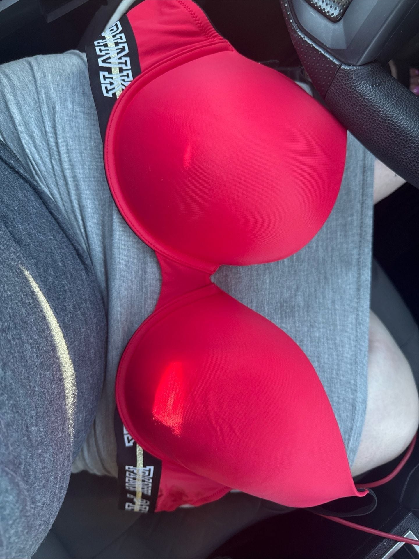 Victoria's Secret PINK Red Wear Everywhere Push-Up Bra - 36DD NWT 3