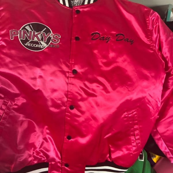 Headgear Classics Next Friday Day Day Pinky's Records & Discs Satin Bomber Jacket
