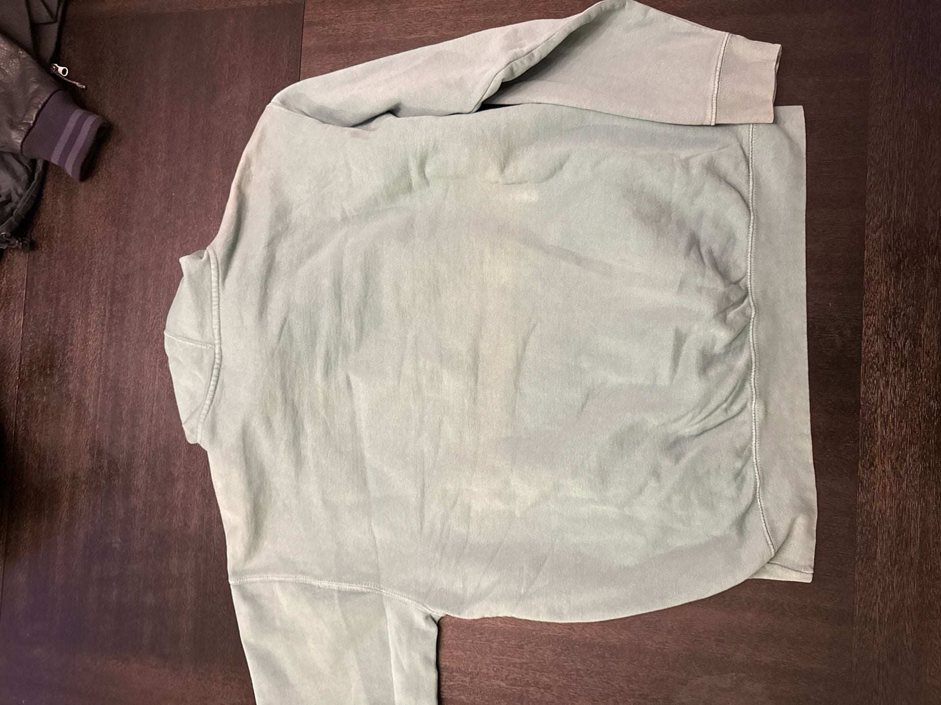 ALL GOOD Cape Cod Pigment Dyed Vintage Hoodie Sage Green XL 10