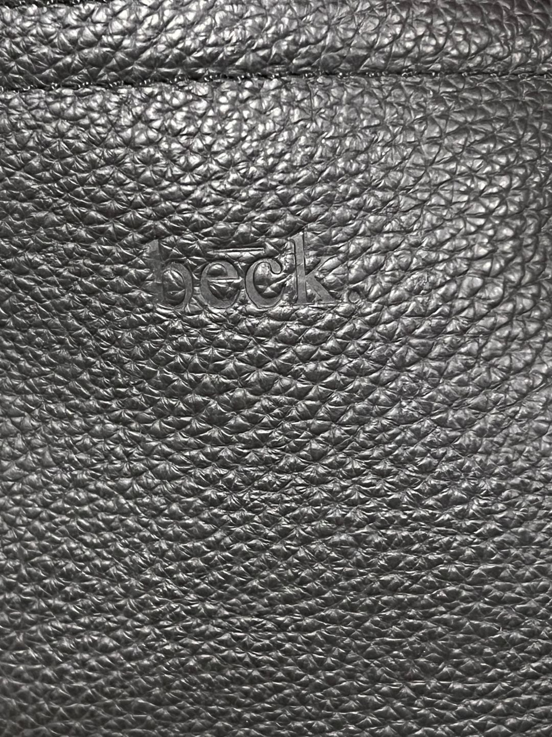 Beck Bags Lou Crossbody Black Pebbled Leather Large Tote 3