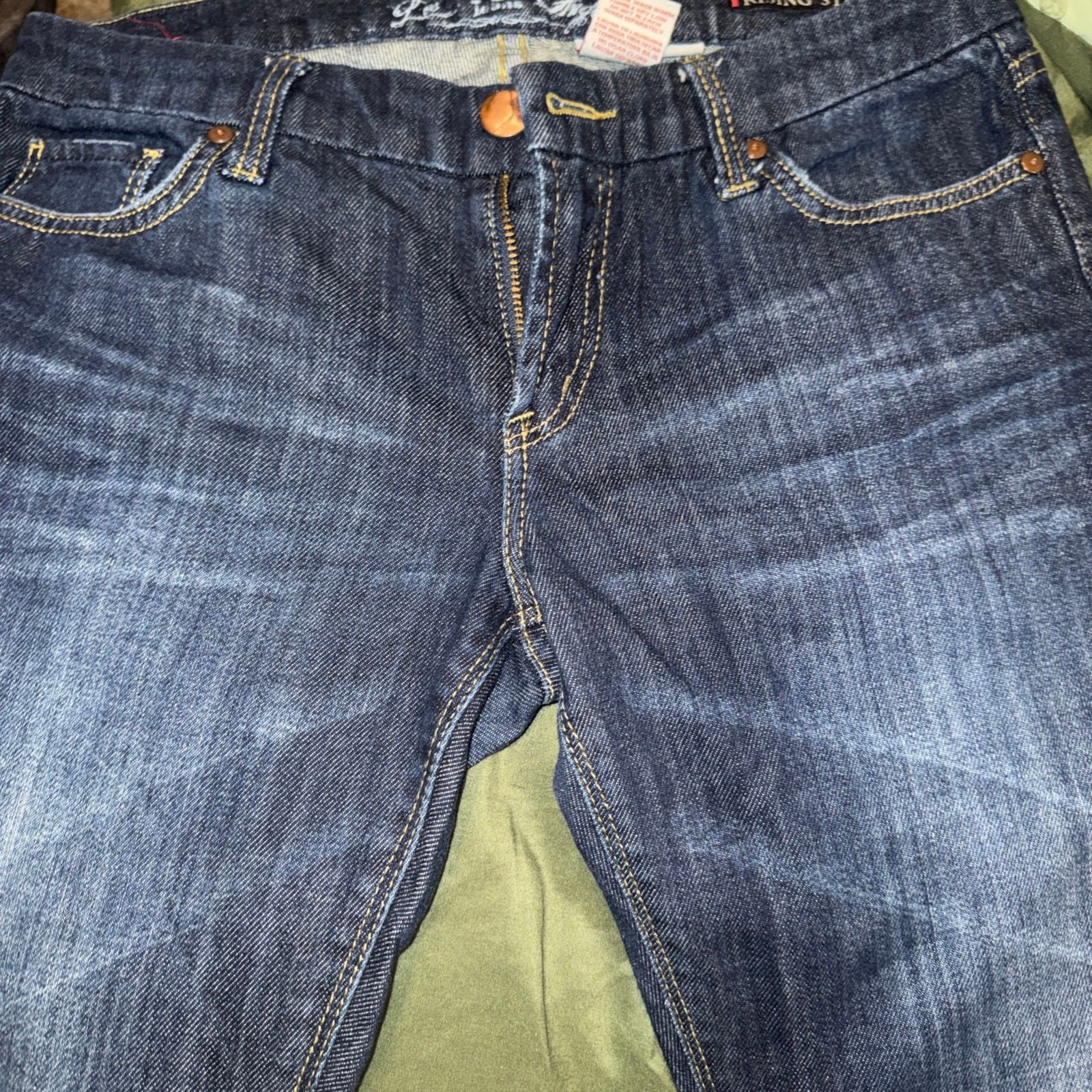 !iT Jeans Los Angeles Rising Sun Low Rise Bootcut Denim Jeans Size 29 Regular 1