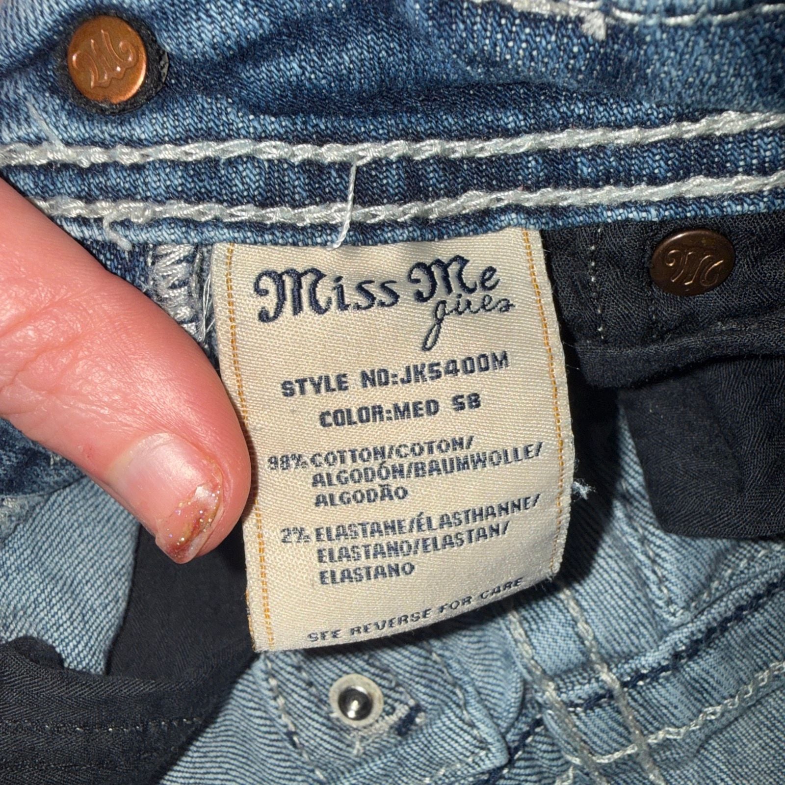 !iT Jeans Los Angeles Rising Sun Low Rise Bootcut Denim Jeans Size 29 Regular 5