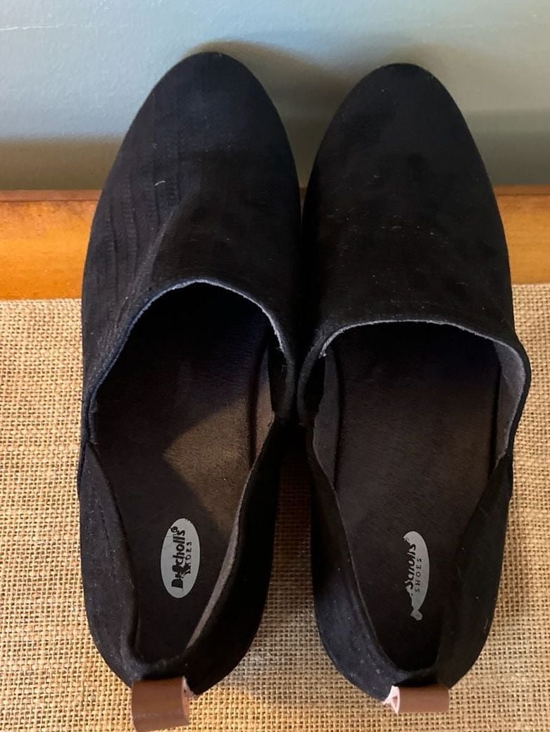 Dr. Scholl's Women's Ruler Slip-On Loafer Bootie Black Microfiber 3