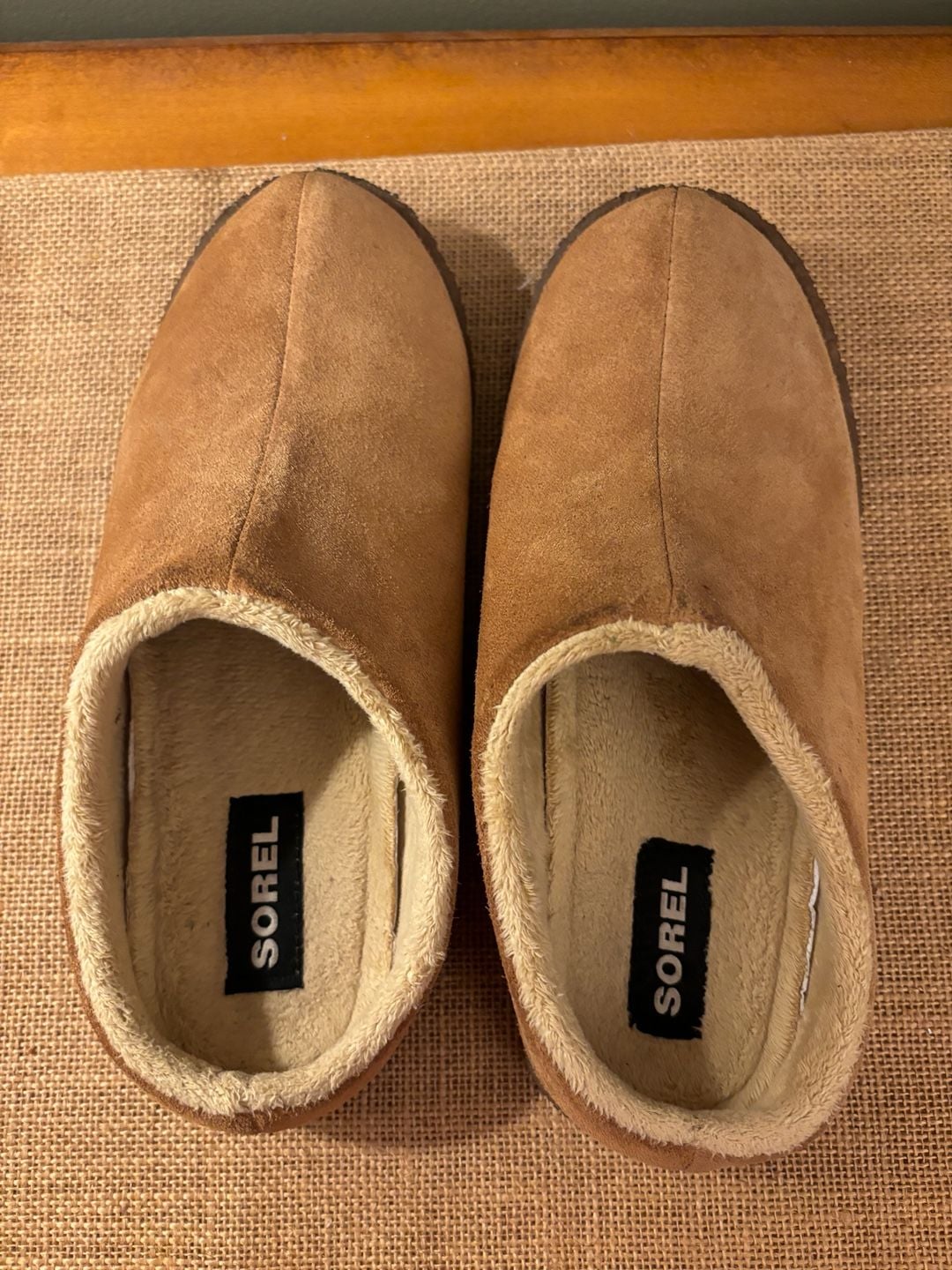 Sorel Youth Lanner Ridge II Suede Slipper Clogs - Camel Brown 3