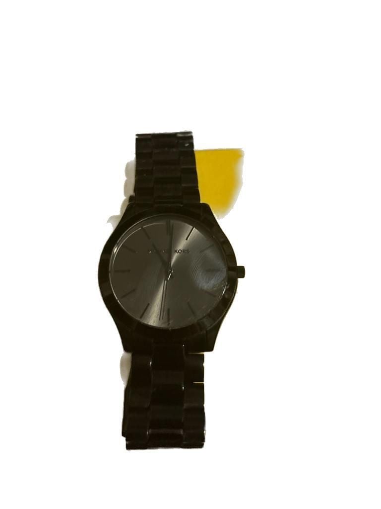 I Michael Kors MK8507 Oversized Slim Runway Black-Tone Stainless Steel Watch 3